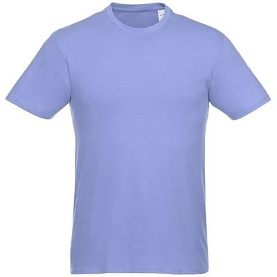 Мужская футболка Heros с коротким рукавом, светло-синий