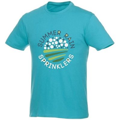 Мужская футболка Heros с коротким рукавом, аква