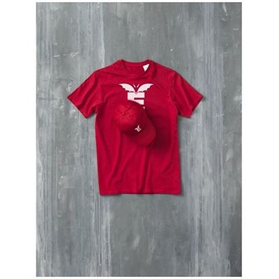 Мужская футболка Heros с коротким рукавом, красный