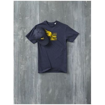 Мужская футболка Heros с коротким рукавом, темно-синий