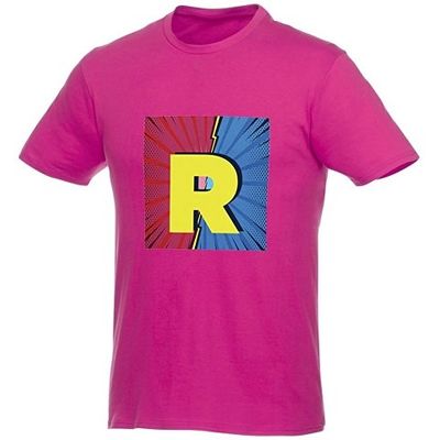 Мужская футболка Heros с коротким рукавом, розовый