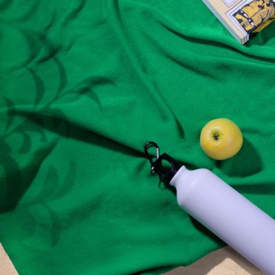 Флисовый плед Warm&Peace, зеленый