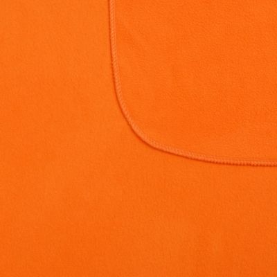 Флисовый плед Warm&Peace, оранжевый