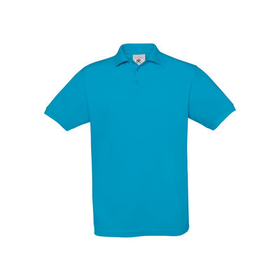 Поло Safran, цвет ярко-бирюзовый, размер M