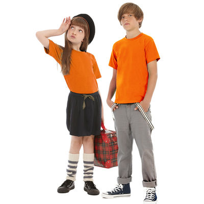 Футболка детская Exact 150/kids, цвет оранжевый, размер 7/8