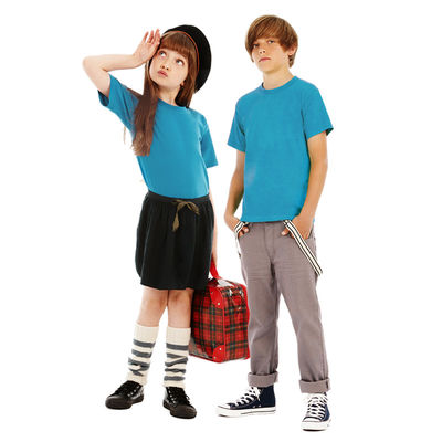 Футболка детская Exact 150/kids, цвет ярко-бирюзовый, размер 7/8