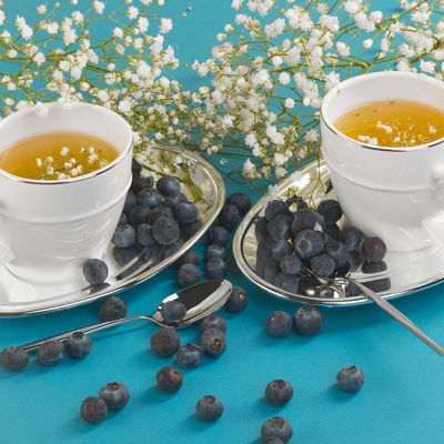 Набор чайный "Ricciolo", на 2 персоны, цвет белый с серебром