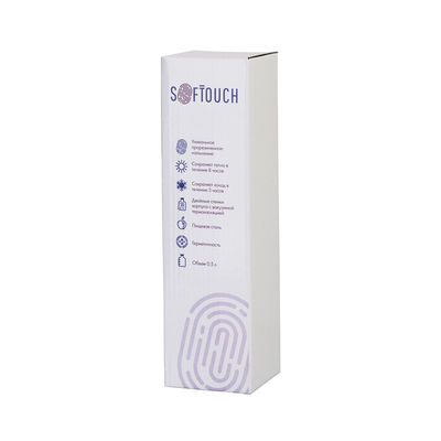 Термос "Крит" 500 мл, покрытие soft touch, цвет красный