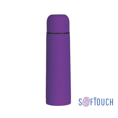 Термос "Крит" 500 мл, покрытие soft touch, цвет фиолетовый