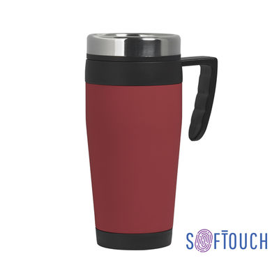Термокружка "Австралия", покрытие soft touch, 0,4 л., цвет красный