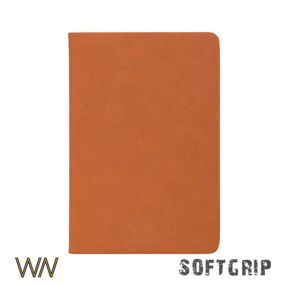 Ежедневник недатированный "Флоренция", А5, покрытие soft grip, цвет оранжевый