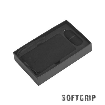 Набор "Камень" на 2 предмета, 4000 mAh /16Gb, с покрытием soft grip, цвет черный