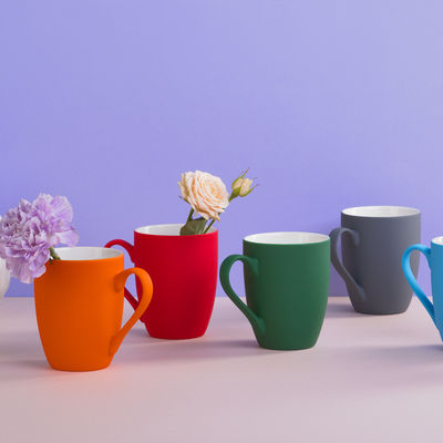 Кружка "Trend", покрытие soft touch, цвет красный