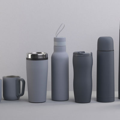Кружка "Trend", покрытие soft touch, цвет серый