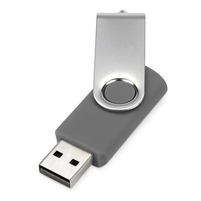 Флеш-карта USB 2.0 8 Gb Квебек, серый