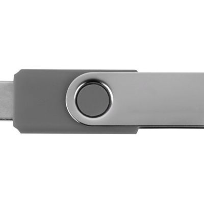 Флеш-карта USB 2.0 8 Gb Квебек, серый