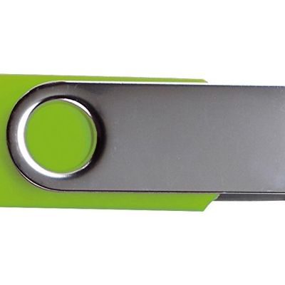 Флеш-карта USB 2.0 32 Gb Квебек, зеленое яблоко