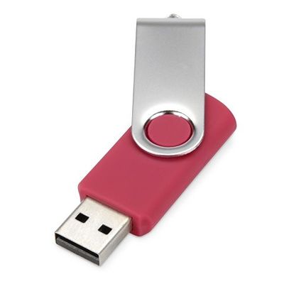 Флеш-карта USB 2.0 16 Gb Квебек, розовый