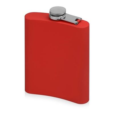 Фляжка 240 мл Remarque soft touch, 201 сталь, красный