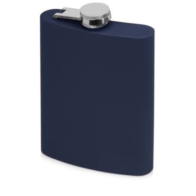 Фляжка 240 мл Remarque soft touch, 201 сталь, синий