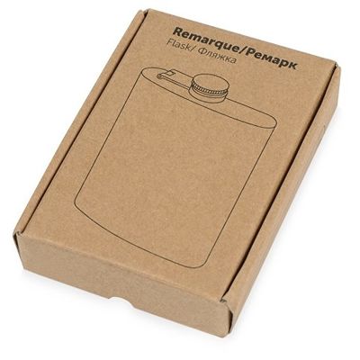 Фляжка 240 мл Remarque soft touch, 201 сталь, зеленый милитари