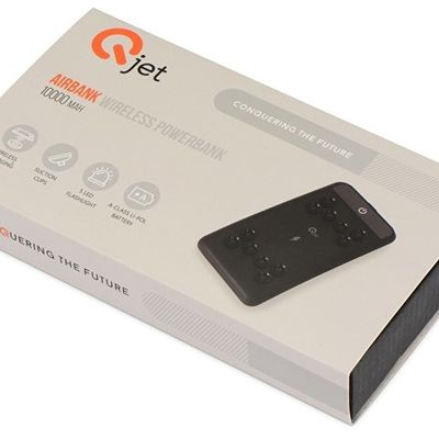 Портативное беспроводное зарядное устройство Airbank, 10000 mAh,  черный