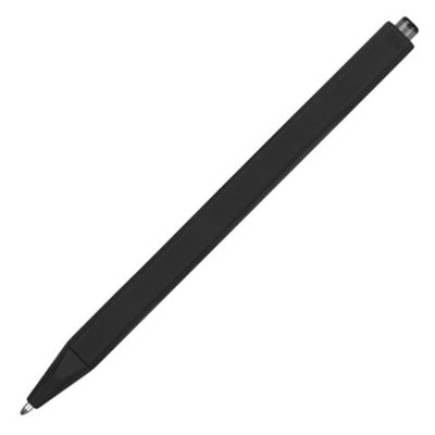 Ручка шариковая Pigra модель P01 PRR софт-тач, черный
