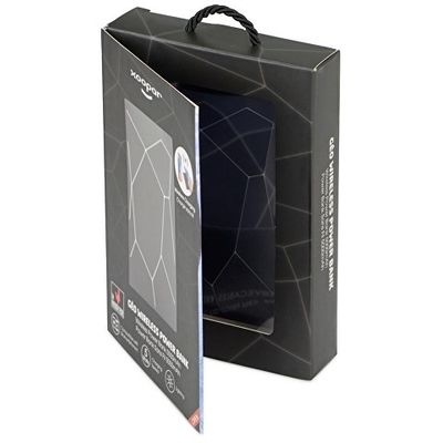 Портативное беспроводное зарядное устройство Geo Wireless, 5000 mAh, черный