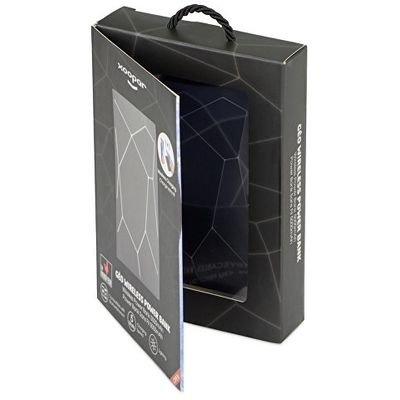 Портативное беспроводное зарядное устройство Geo Wireless, 5000 mAh, черный