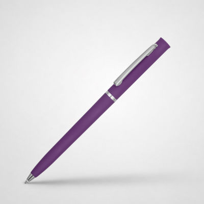Ручка шариковая Navi soft-touch, фиолетовый