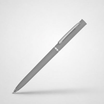 Ручка шариковая Navi soft-touch, серый