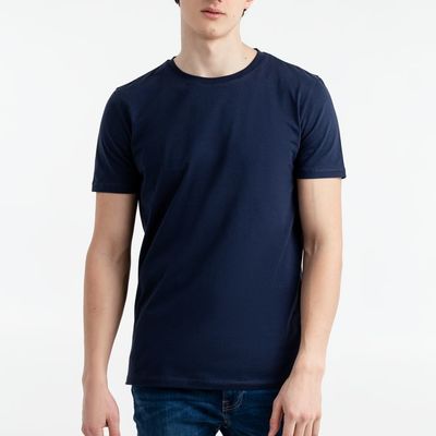 Футболка мужская T-bolka Stretch Light, темно-синяя (navy)