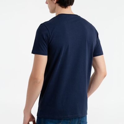 Футболка мужская T-bolka Stretch Light, темно-синяя (navy)