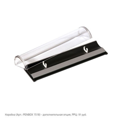 Шариковая ручка Pyramid NEO, белая, в упаковке с логотипом