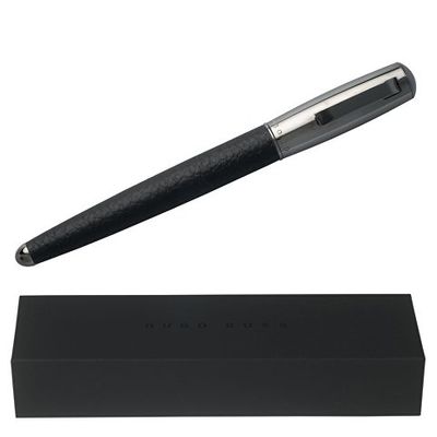 Ручка-роллер Pure Leather Black. Hugo Boss