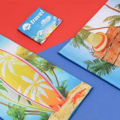Двустороннее полотенце для сублимации Sublime, 30*30, белый