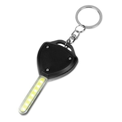 Брелок-фонарик COB Switch, черный