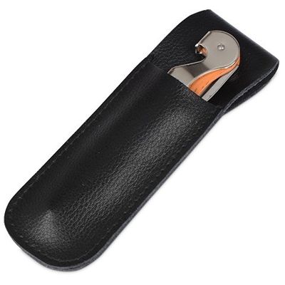 Футляр для штопора Leather Case из натуральной кожи, черный