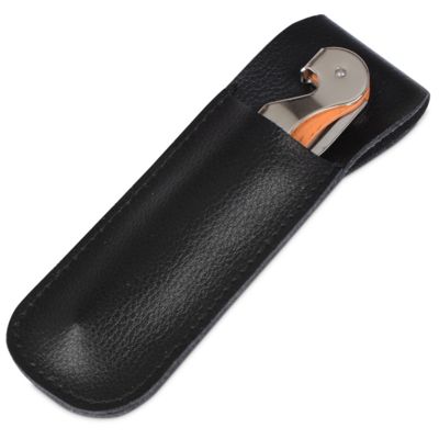 Футляр для штопора Leather Case из натуральной кожи, черный