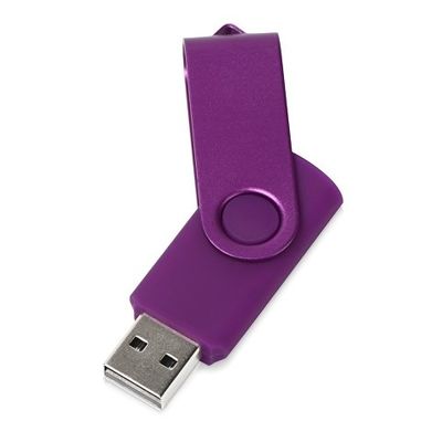 Флеш-карта USB 2.0 8 Gb Квебек Solid, фиолетовый
