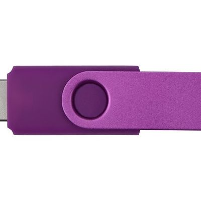 Флеш-карта USB 2.0 8 Gb Квебек Solid, фиолетовый