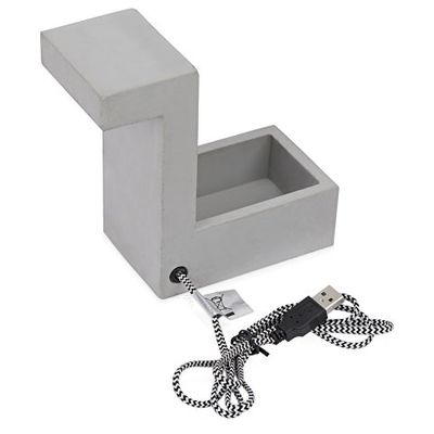 Настольная лампа из бетона Blok Lamp