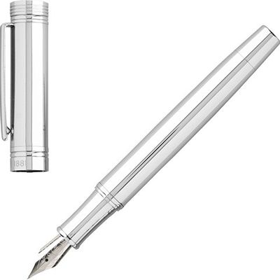 Перьевая авторучка Zoom Classic Silver. Cerruti 1881