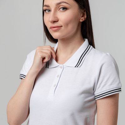 Рубашка поло женская Virma Stripes Lady, белая