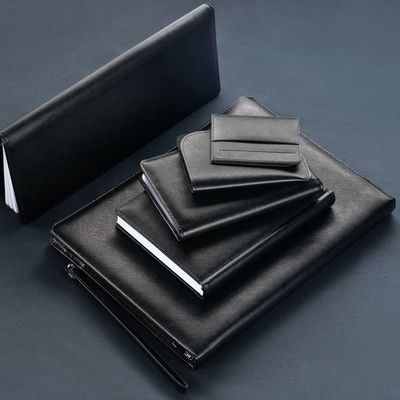 Папка для документов Linen, черная