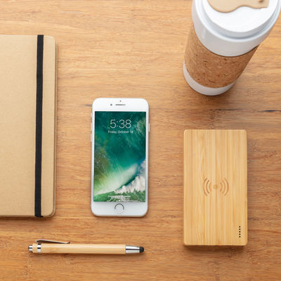 Экологичный внешний аккумулятор Bamboo, 4000 mAh