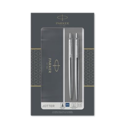 Набор Parker Jotter Core Stainless Steel CT ручка шариковая, карандаш механический