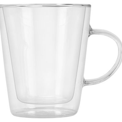 Кружка с двойными стенками Innsbruck конусообразный, с ручкой 320 мл