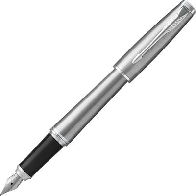 Ручка перьевая Parker Urban Core Metro Metallic CT, серебристый