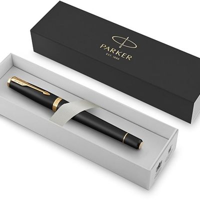 Ручка перьевая Parker Urban Core Muted Black GT, ченый/золотистый